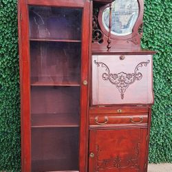 bookshelf antiguo buenas condiciones detallen espejo pero es el original 