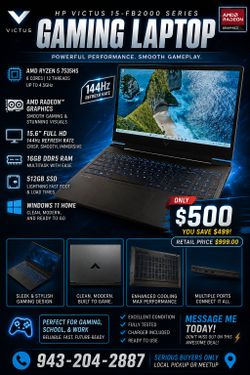 HP Victus 15 Gaming Laptop