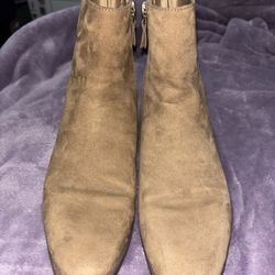Women Brown Suede Boots H&M Size 6
