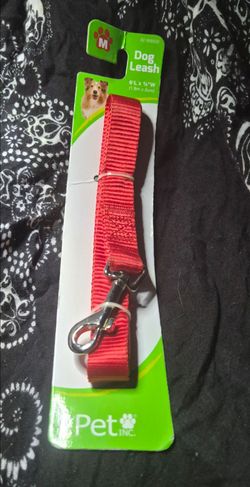 Dog Leash (Medium Dogs) Color Red