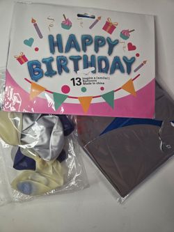Happy Birthday party decorations