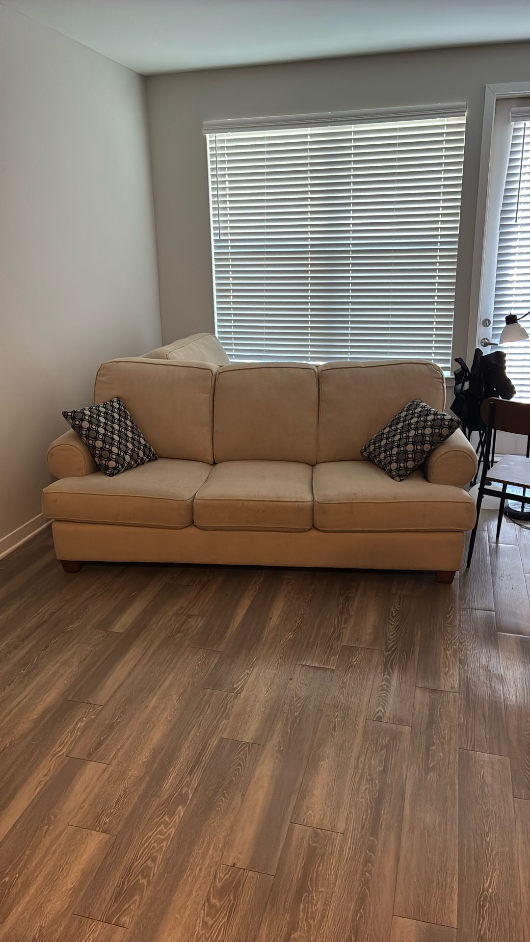 Tan Couch And Couch Seat