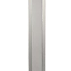 Ideal Pet Products Aluminum Pet Patio Door, Adjustable Height 77-5/8" to 80-3/8", 5" x 7" Flap Size, Mill/Silver