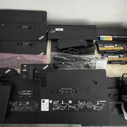 Big Lot Of Assorted Lenovo / IBM Laptop Docks