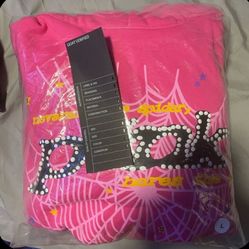 Pink Sp5der Hoodie For Sale Brand New With Tags