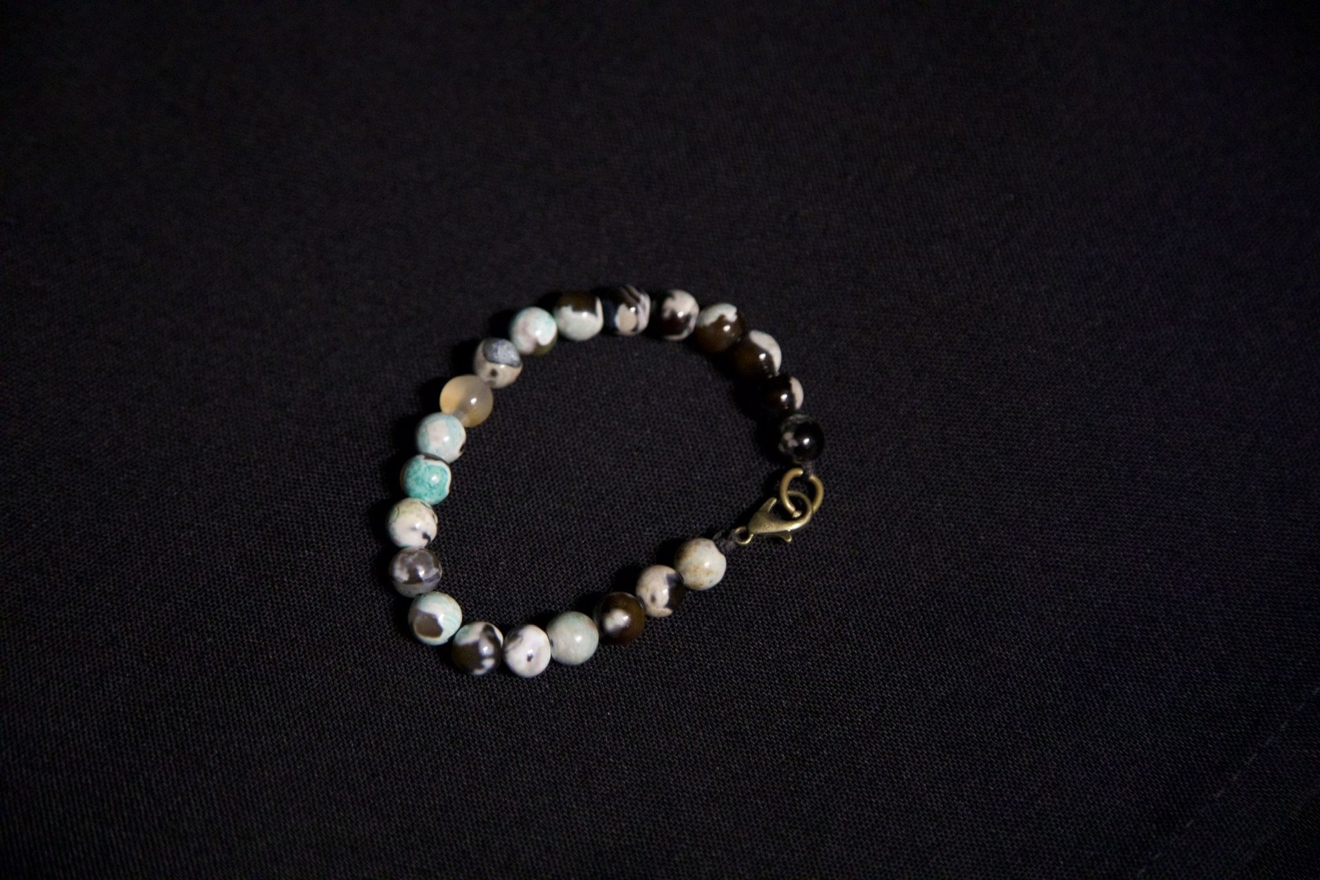 Ocean agate bracelet