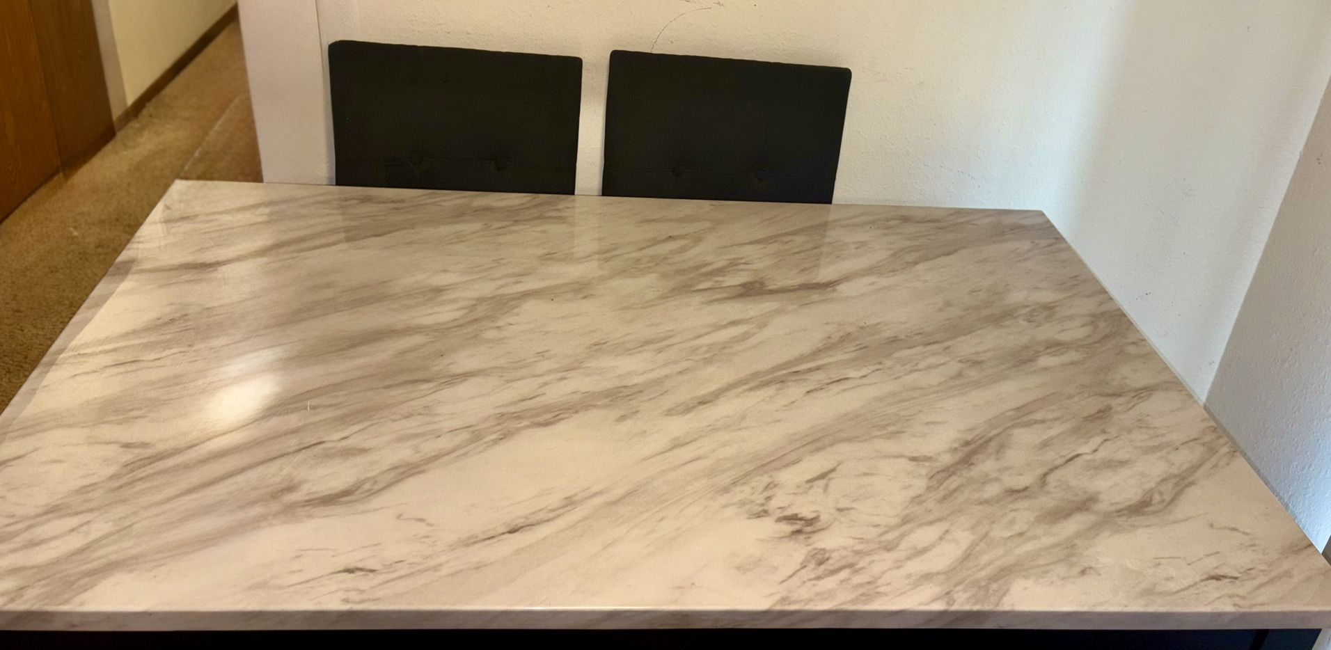 Marble Top Dining Table