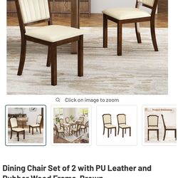 Dinning chair set of 2