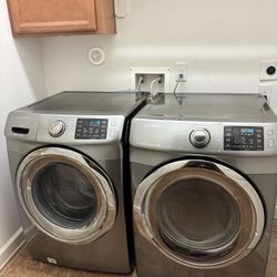 Set Samsung Washer And Electric Dryer 