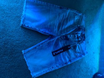 Purple Jean shorts