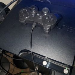 Ps3 System & 1 Wireless Controller & 1 Game Works Perfect 