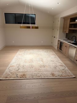9’ x 12’ Neutral Vintage-Style Area Rug – Like New