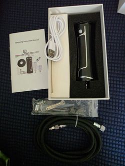 Airbrush kit, rechargeable,  portable,  handheld