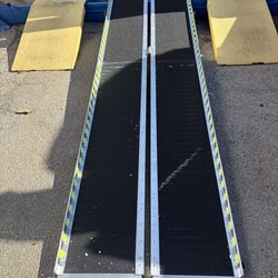 10ft Portable Folding Aluminum Alloy Wheelchair Ramp Multi-purpose rampas silla de ruedas