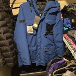 Blue OVO X Canada Goose Coat XL