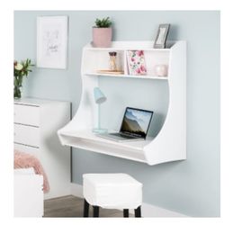 Wall Mounted Desk - White 