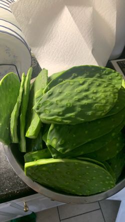 Nopales organicos $2 la libra