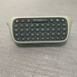 Microsoft XBOX 360 Chatpad Keyboard X814365-001 White OEM Genuine (FVS010062)