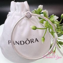 Pandora style bracelet !! 925 sterling silver.
