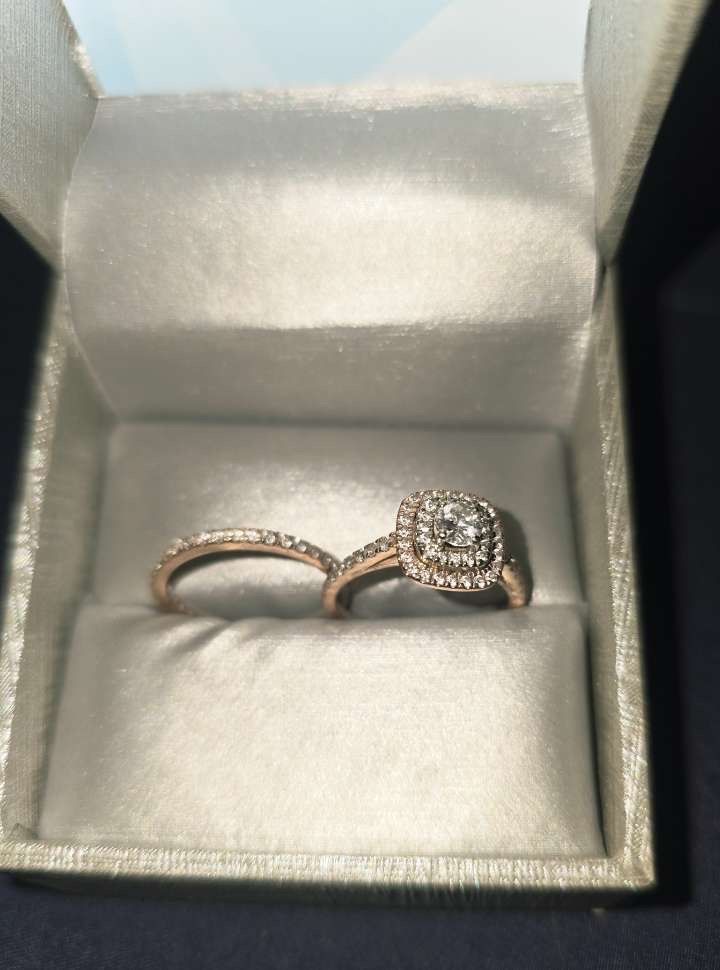 14k Rose & White gold Ring