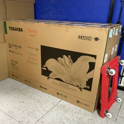 TOSHIBA 75” 4K HDR SMART TV 