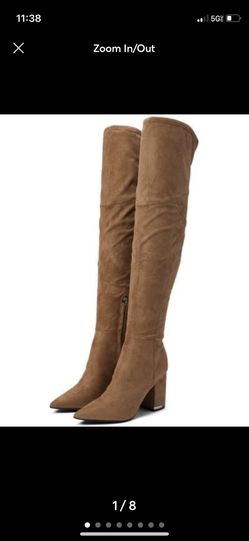 Brand new Calvin Klein Women's Marriet Over-The-Knee Boots Taupe Sz 9
