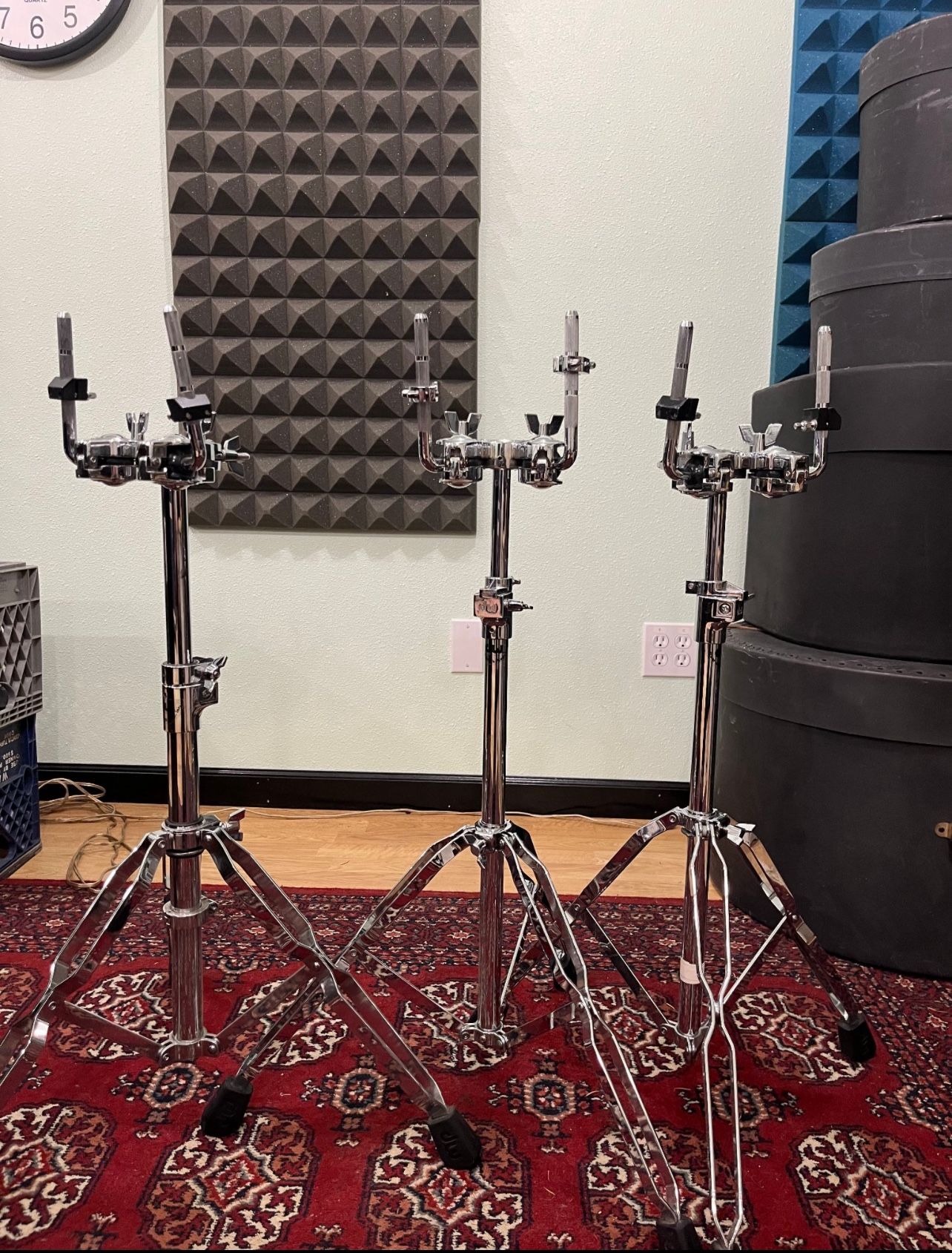 DW Double Tom Stands