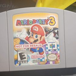 N64 Mario Party 3 Not For Resale Edition