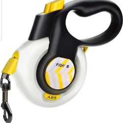 FIDA AutoBrake Retractable Dog Leash. Advanced Patented Design for Dog Pulling, 16 ft Heavy Duty No Pull Pet Walking Leash for Medium Breeds. Tangle F