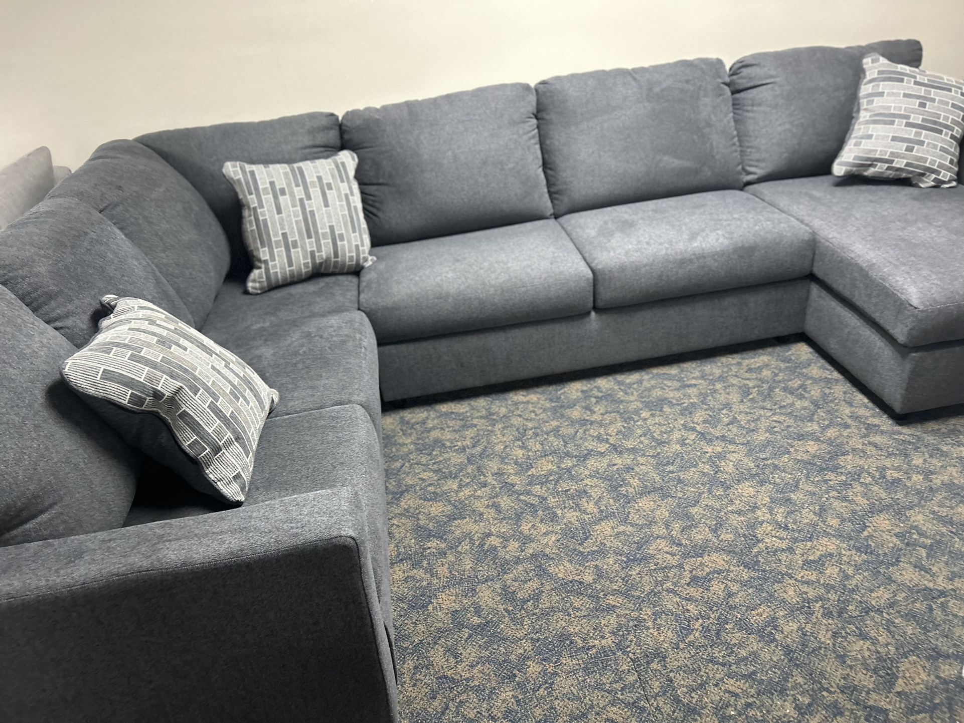Fabric Chase Sectional Custom Made