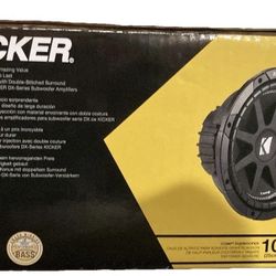 Brand New! Kicker 43C104 10" Comp Series Subwoofer | 300W Peak | Deep Bass Power