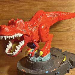 Hot Wheels City T-Rex Rampage Track Set 2019 GR168 – T-Rex Only – Tested Working 