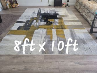 Abstract Area Rug 8ft x 10ft