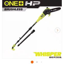 BRAND NEW IN BOX RYOBI ONE+ HP 18V Brushless Whisper Series Cordless Battery 8 in. Pole Saw (Tool Only)