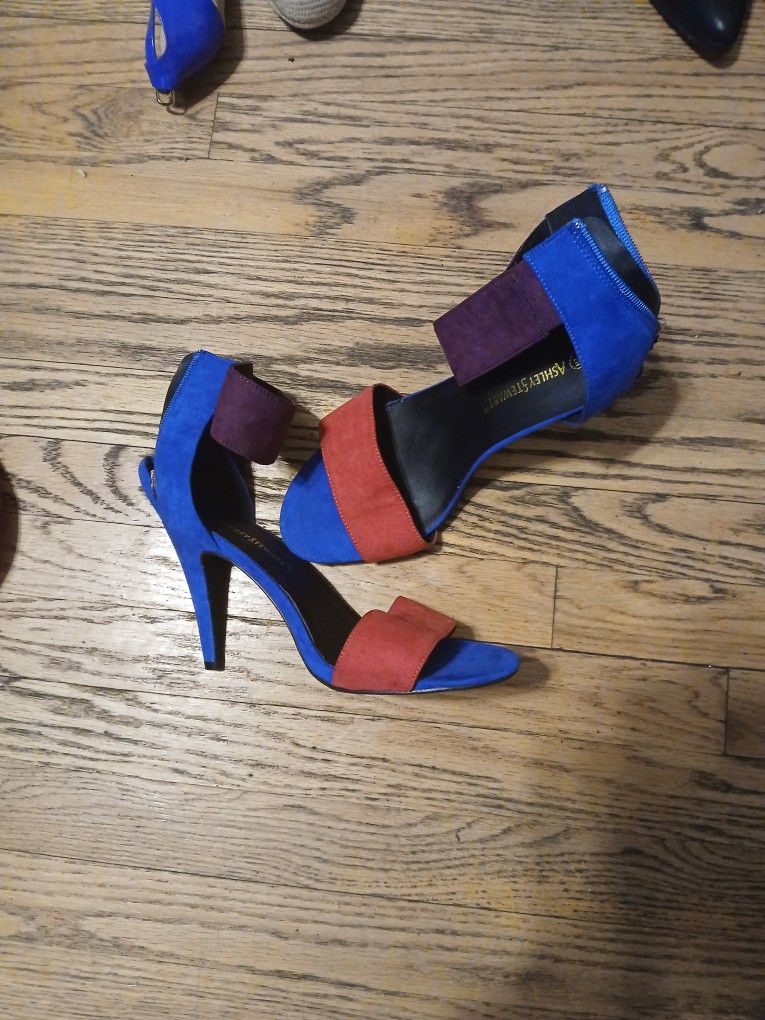 PINK & BLUE ASHLEY STEWART SANDALS 👡 Size 12