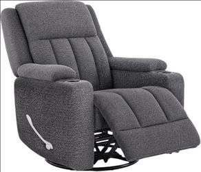Manual Recliner, 360° Swivel Rocker