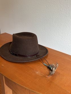 Stetson Brown Felt Fedora / Western Hat