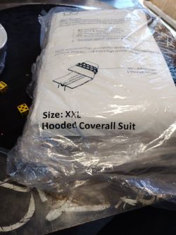 Coveralls Hooded Suit New
