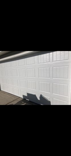 NEW GARAGE DOOR 16x7