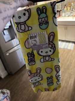 New Easter Hello Kitty Blanket 