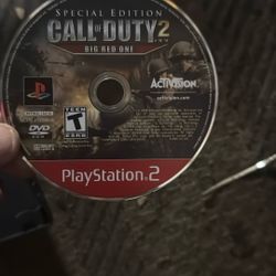 PS2 Special Edition Call Of Duty 2 No Case No Scratches 