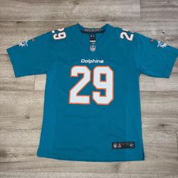 Kids Minkah Fitzpatrick Miami Dolphins Aqua Nike Jersey Large Boys