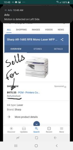 Sharp AR-168S Printer