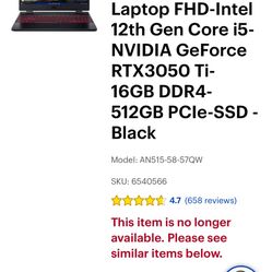 Gaming Laptop 