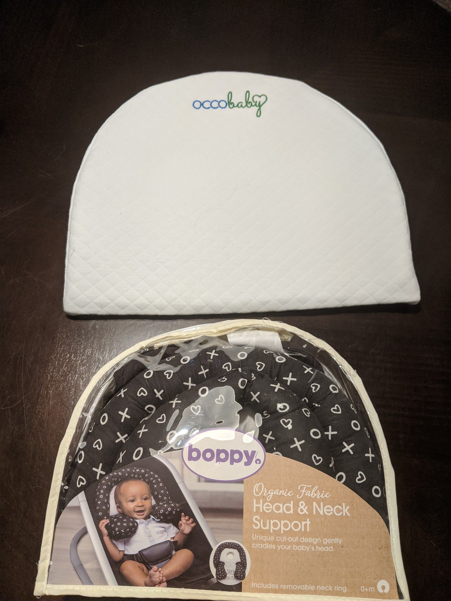 Bassinet wedge & baby head support pillows