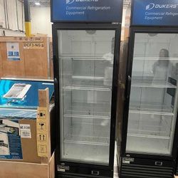 Single Glass Door Merchandiser Refrigerator Beverage Cooler