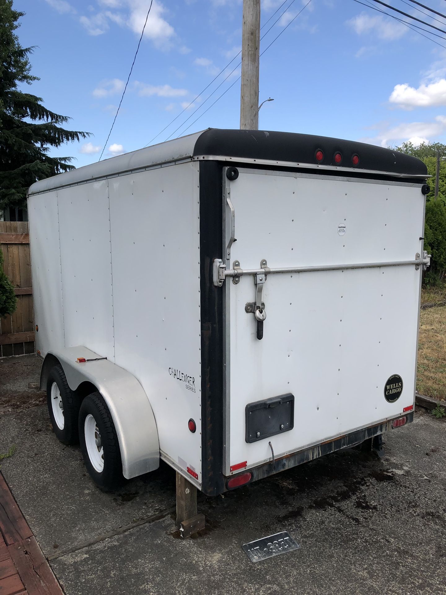 6x12 enclosed utility trailer