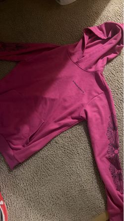 matty boy chrome heart pink hoodie
