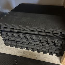 Puzzle Exercise Mat w EVA Foam Interlocking Tiles for MMA, Exercise, Gymnastics 1/2” thick 