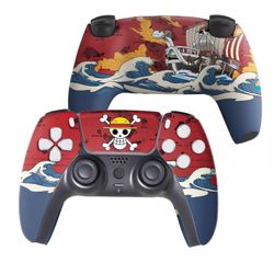 One Peice Custom Play-Station 5 Console Permanent Hydro-Dip Printing